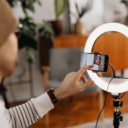 رینگ لایت پایه دار